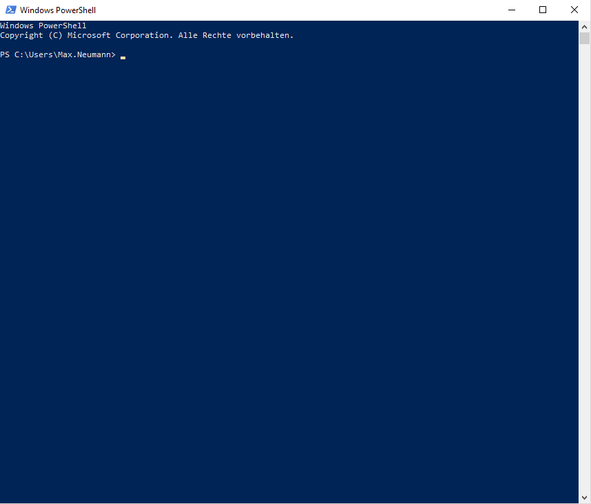 Windows PowerShell zum Einstellen der Hibernate Optionen