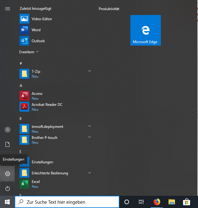 Schritt 1 zum Einrichte des Windows 10 IPsec L2TP VPN Client