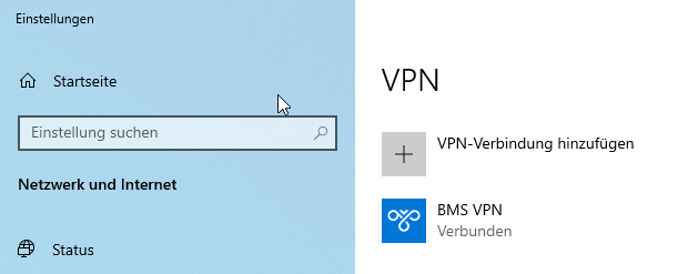 Windows 10 VPN-Verbindung herstellen