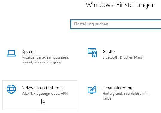 Windows-Einstellungen