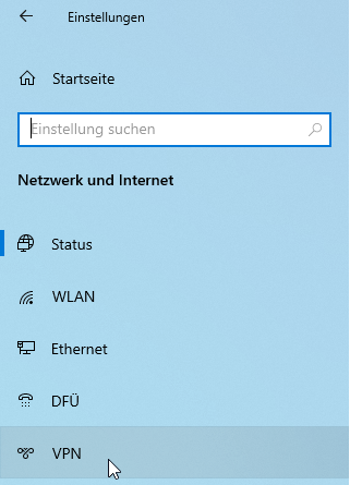 Netzwerk- und Interneteinstellungen