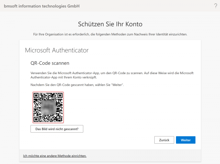 Einrichtung Microsoft 365 MFA / 2FA via Authenticator App Android/iOS